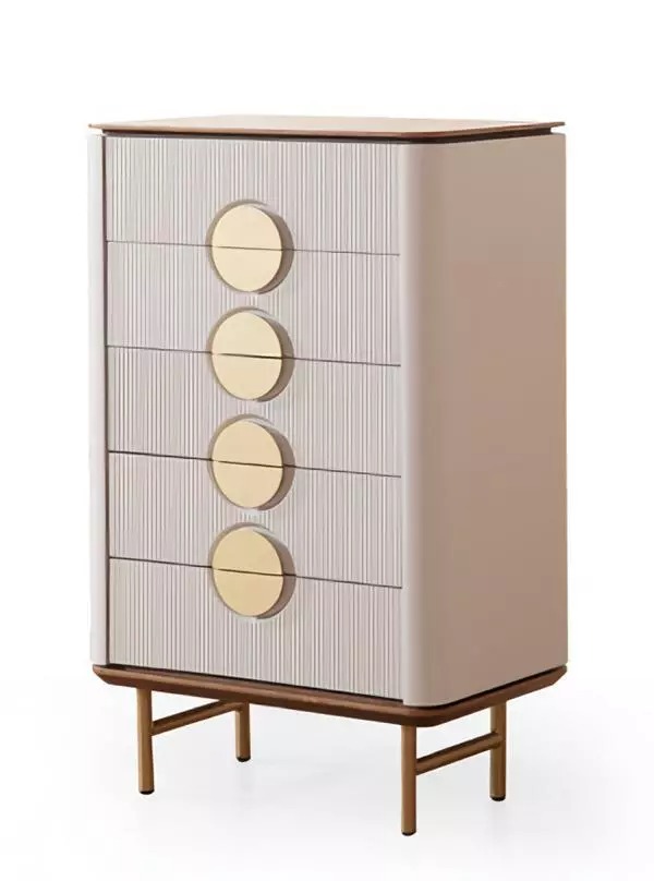 Zeitlos Kommode Funktional Sideboard 5 Schublade Schlafzimmer Möbel