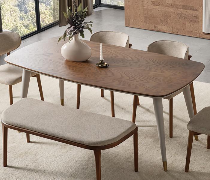 Modern Esstisch Elegant und funktional Tisch Esszimmer Beige Tisch Neu