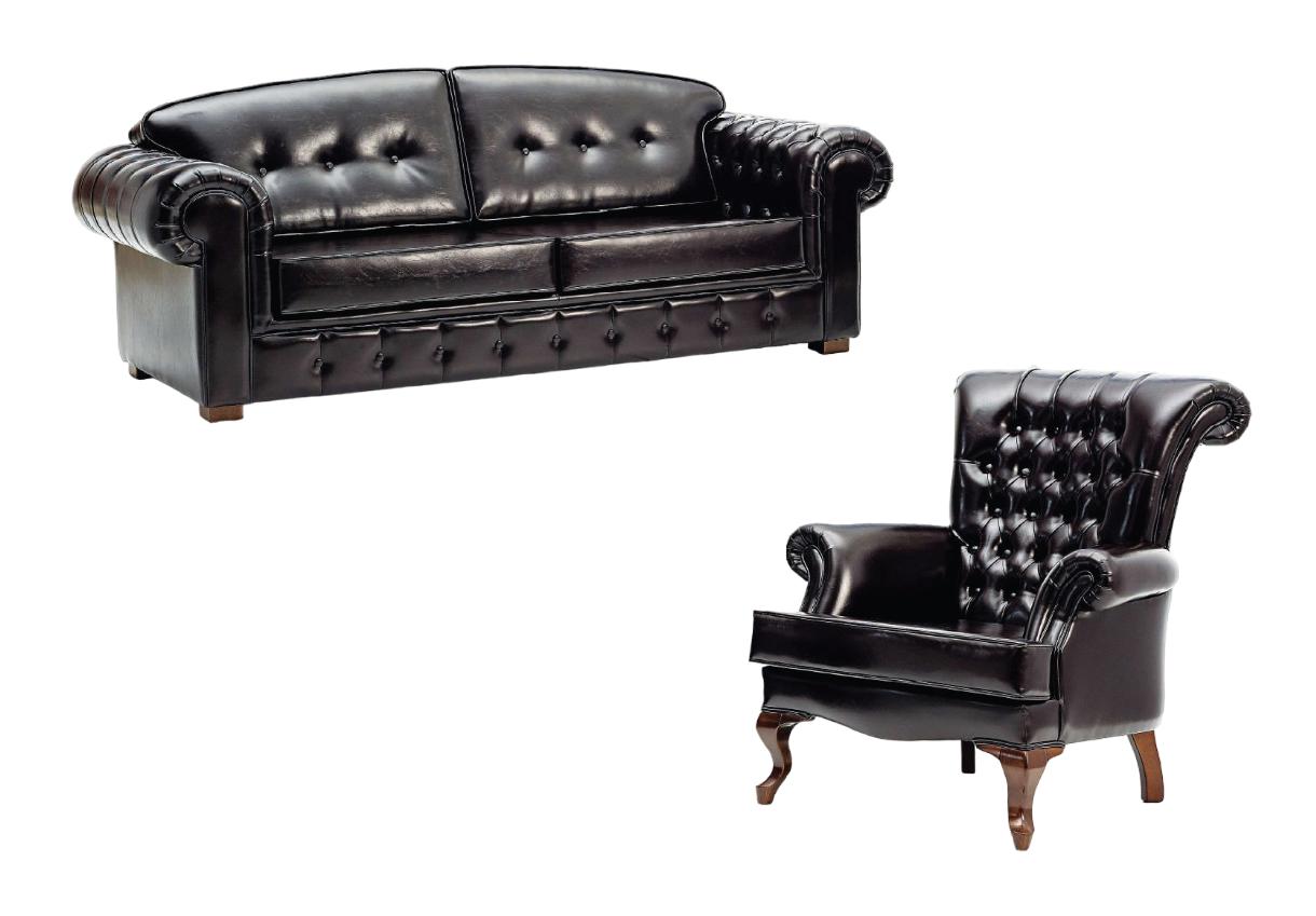 Sofagarnitur Sofa Luxus Garniur Sofas Sessel 2+1 Sitzer Modern 2tlg Set Design