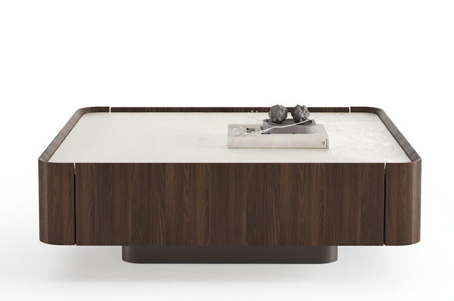 Luxuriös Braun Couchtisch Harmonisch Tisch Wohnzimmertisch Edle Sofatisch
