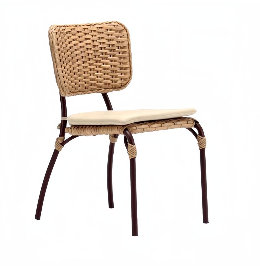 Hochwertig Terrasse Stuhl Braun Luxus Modern Stühle stilvoll Rattan Stil