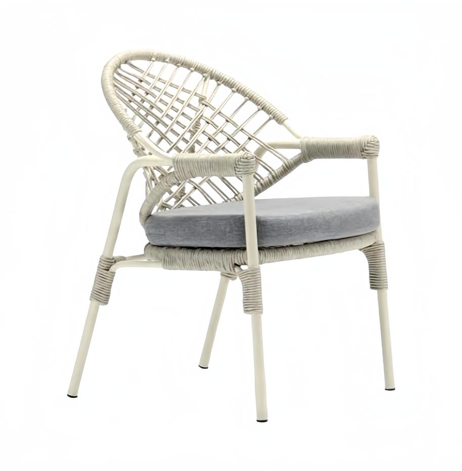 Hochwertig Terrasse Stuhl Grau Luxus Modern Stühle stilvoll Rattan Stil Möbel