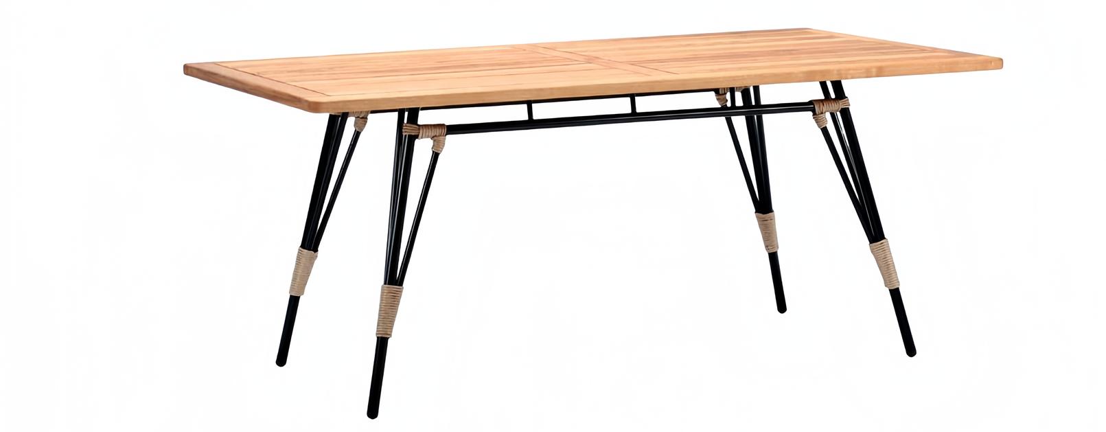 Couchtisch Hochwertig Rechteckig Braun Luxus Rattan Moderner Design