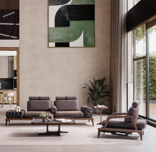 Moder Chesterfield Couch Sofagarnitur 3+1 Sitzer Couchen Sitzgarnitur Möbel