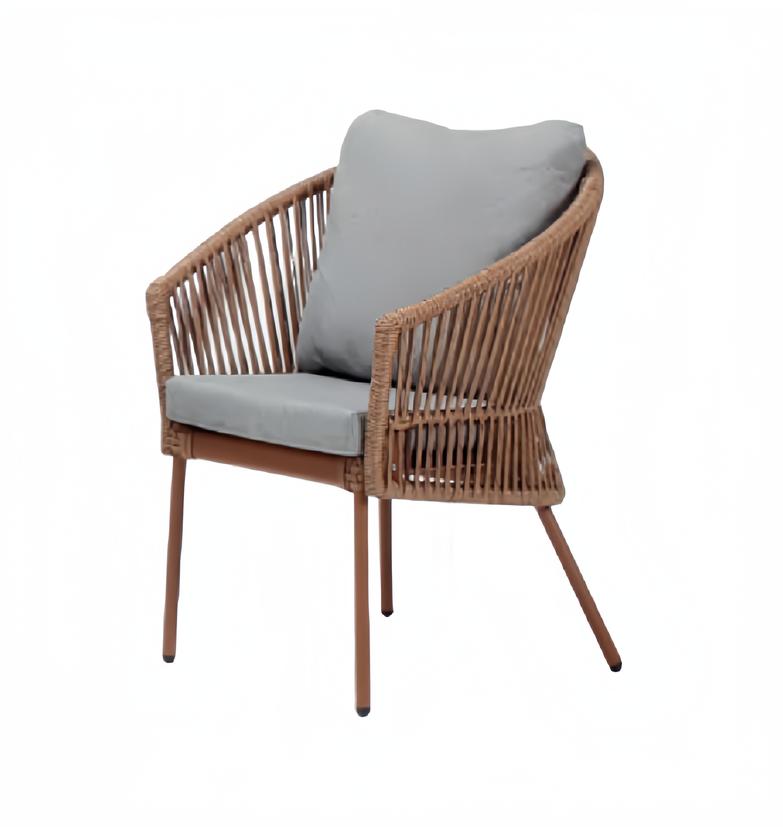 Sessel Braun Design Couch Sofa Relax Hochwertig Rattan Polster Sitzer Luxus