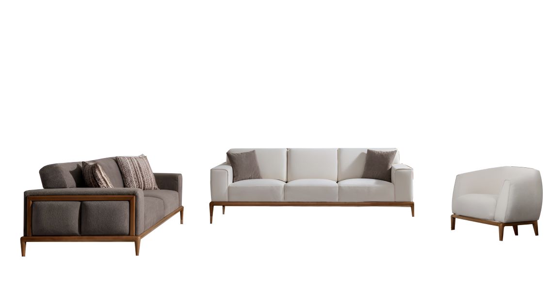 Sofaset Couchgarnitur Sessel Wohnzimmergarnitur Sitzmöbel Garnitur mit 3-Sitzern
