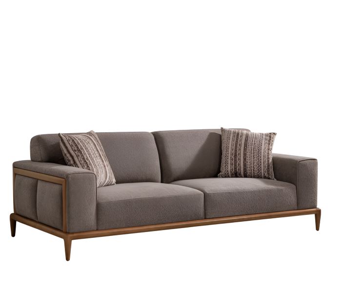 Sofa 3-Sitzer Couch Komfort Sitzmöbel Couch Dreisitzer Sofa mit drei Sitzplätzen