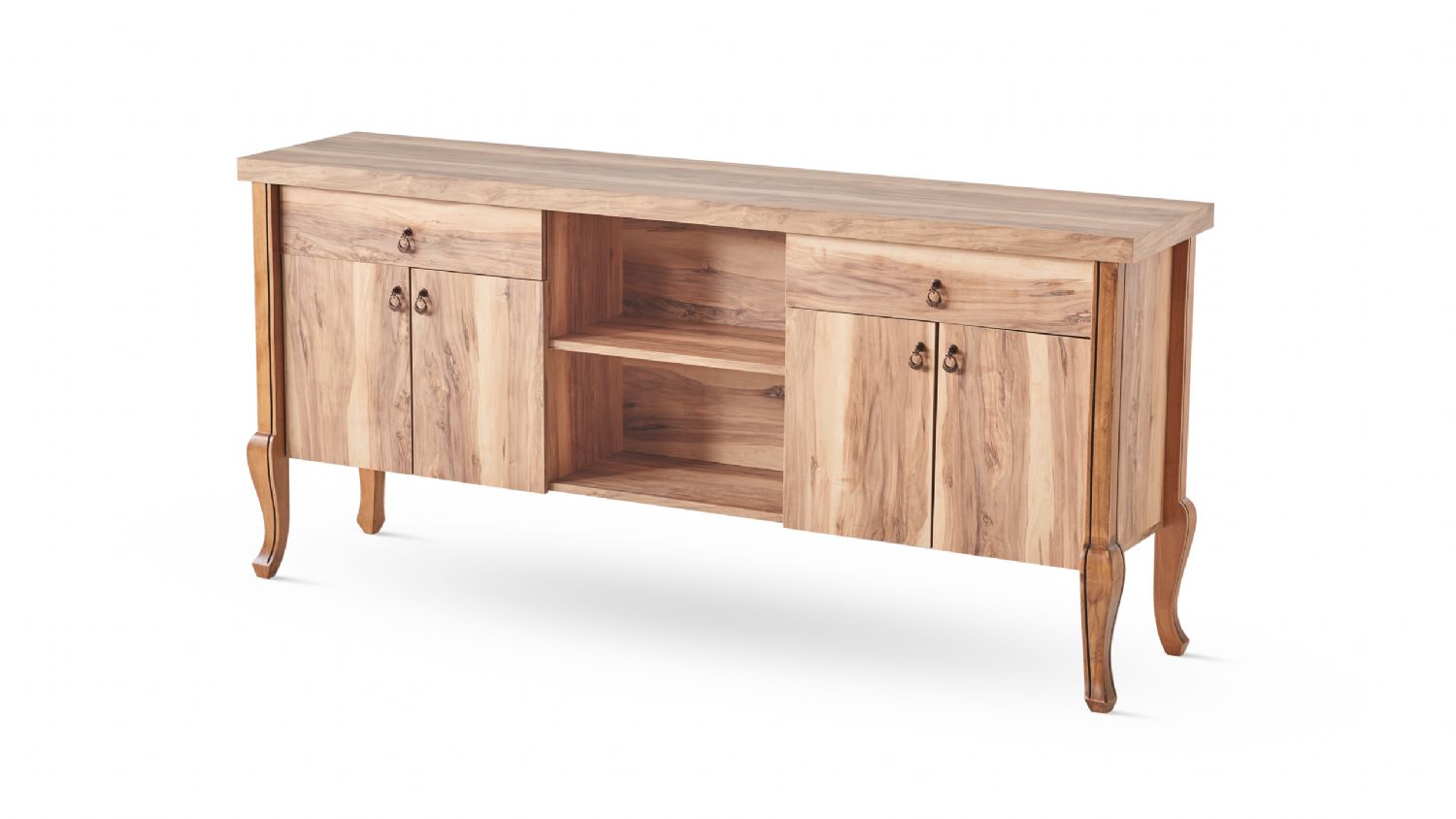 Sideboard Braun Stauraum Arbeitszimmer Wohnzimmer Rechteckig Klassisch