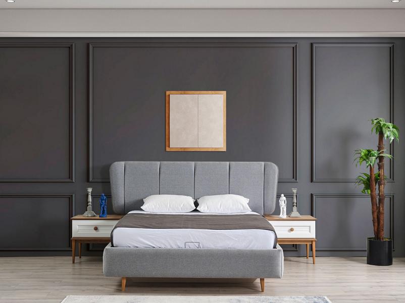 Bett Luxus Garnitur Betten Schlafzimmer Möbel Einrichtung Doppel Bett Modern