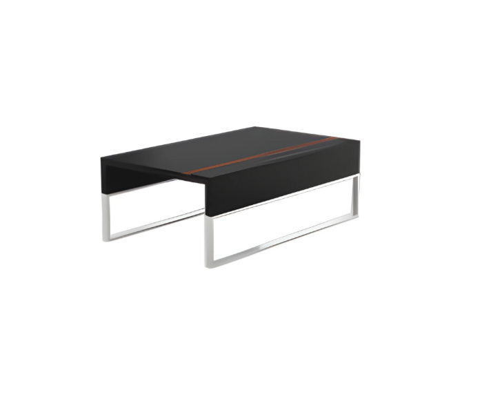 Couchtisch Büro Schwarz Holz Arbeitszimmer Luxus Modern Exclusive Büromöbel Neu