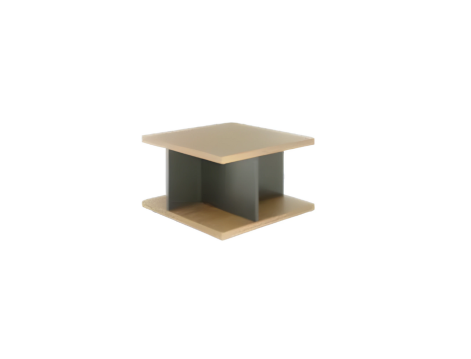 Couchtisch Chef Exclusive CEO Modern Design Bequemlichkeit Helles Holz Einfarbig