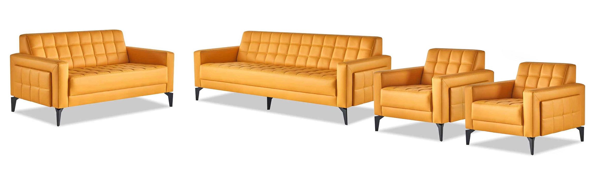 Chesterfeidl Komplett Set 3-Sitzer 2-Sitzer Sessel Modern Sofas Lehnsessel