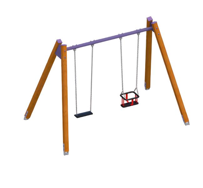Schaukel Abenteuerspielplatz Balancewippe Wippgerät ErholungsgebietSchaukeltier