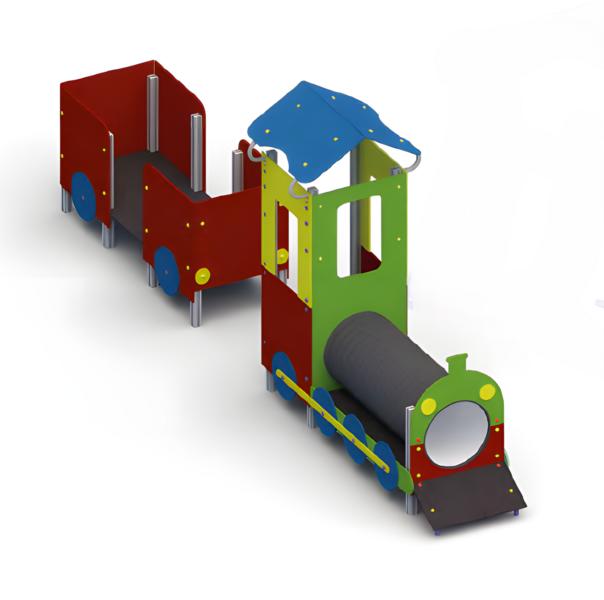 Spielplatz Piratenboot Spielhäuschen Balancierbalken Bewegungsfläche Spielnetz