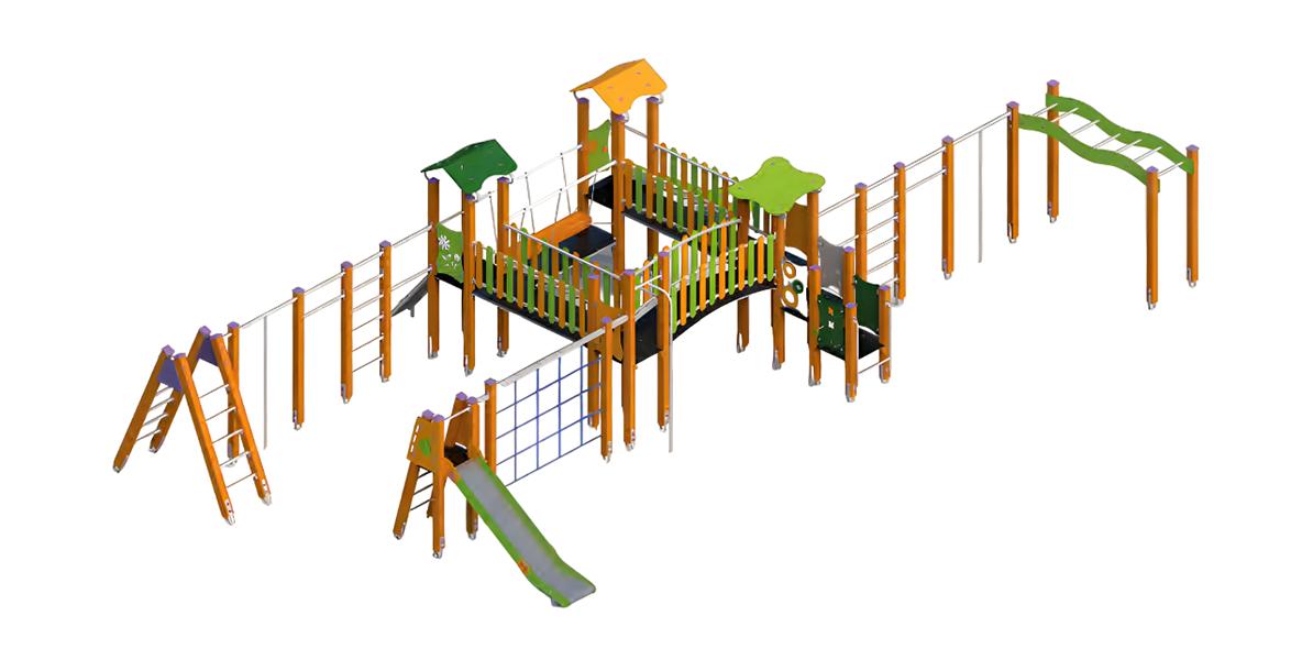 Kinderspielplatz Abenteuerspielplatz Freizeitanlage Spielbereich Familienpark