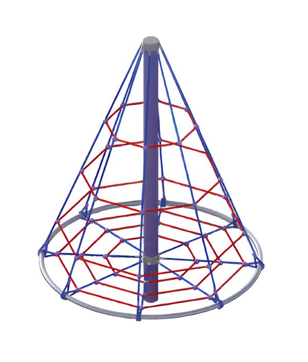 Kletterkegel Seilkegel Kletterpyramide Abenteuerkegel Hochseilkegel Spielkegel