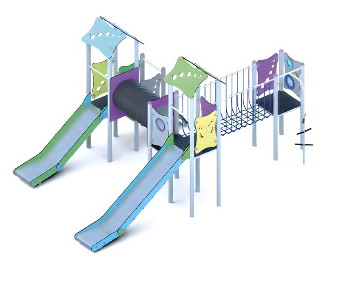 Kinderspielplatz Spielgelände Spielpark Hochwertigkeit Rutschbahn Aktivplatz