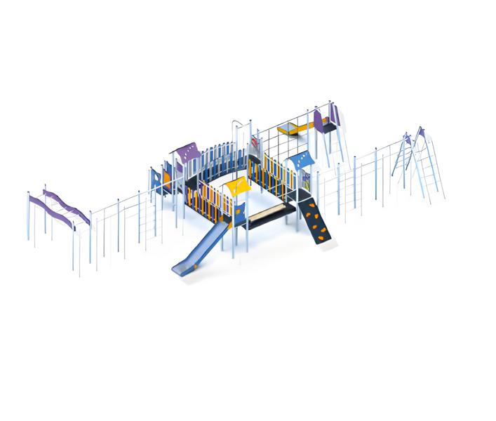 Bewegungsfläche Spielplatz Spielzone Freizeitgelände Kletterturm Freizeitanlage