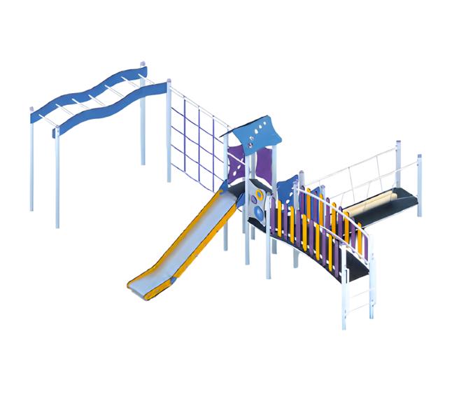 Kinderspielplatz Spielgelände Spielpark Hochwertigkeit Rutschbahn Aktivplatz