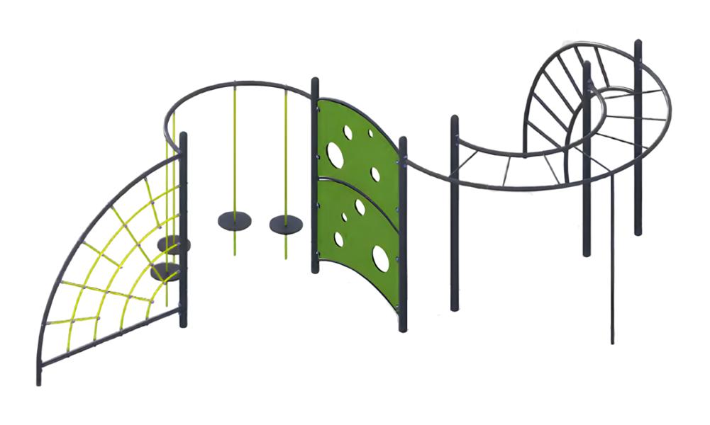 Seilstangen Aktivplatz Spielplatz Hängeübergänge Kletterstangen Greifstangen