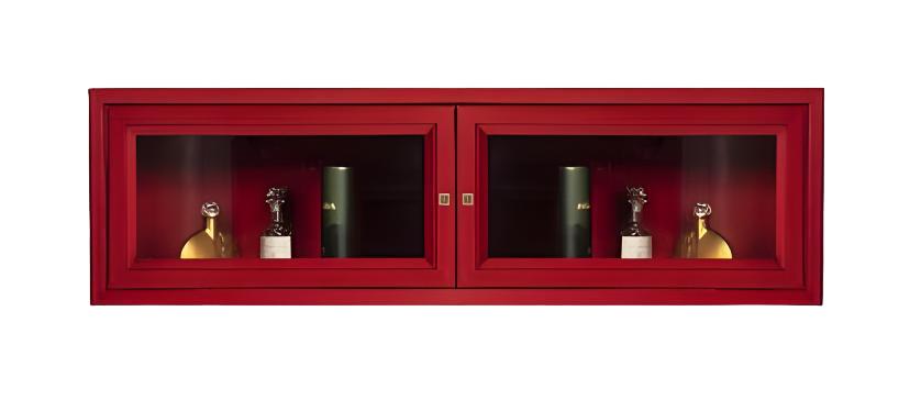 Rot Regal Luxus Holz Hochwertigkeit Eleganz Designer Art déco Design Möbelplatte