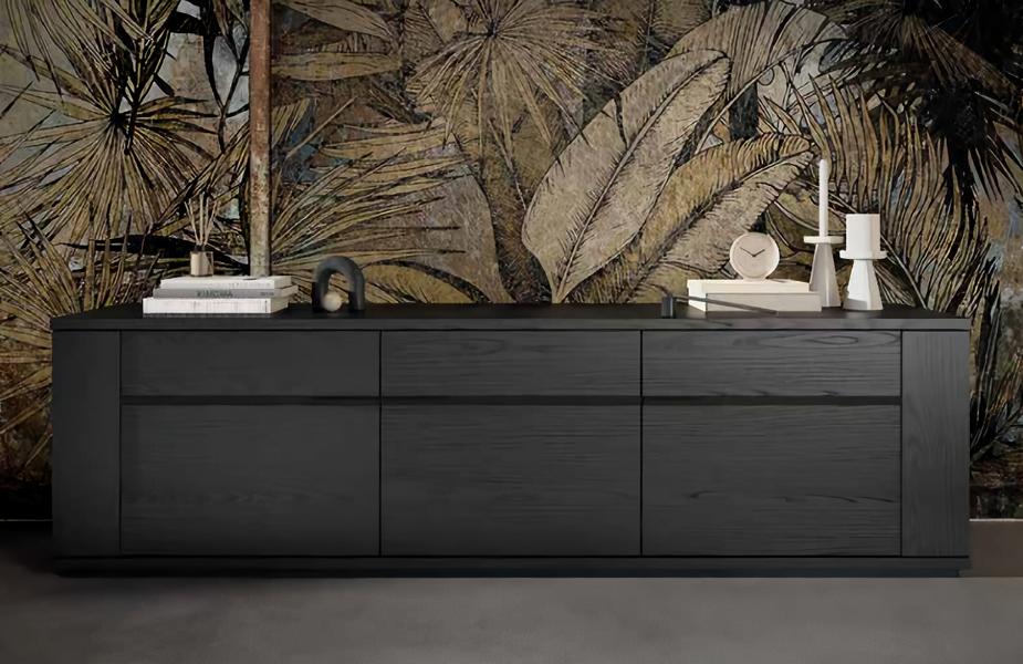 Kommode Modern Sideboard Wohnzimmer Holzschrank Schrank Holz Anrichte Neu
