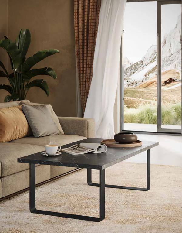 Couchtisch Wohnzimmer Kaffeetisch Sofatisch Kaffeetisch Sofatisch Braun Neu