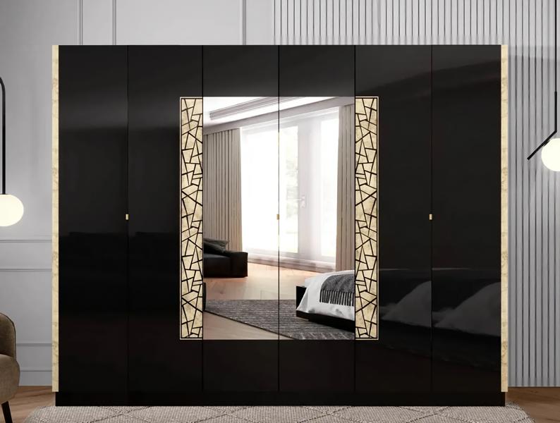 Kleiderschrank Design Luxus Schrank Modern Stil Schlafzimmer Möbel Neu