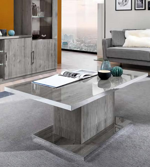 Wohnzimmer Set Bücherregal TV-Ständer Wandregal Wohnwände Holz Möbel Set 3tlg.