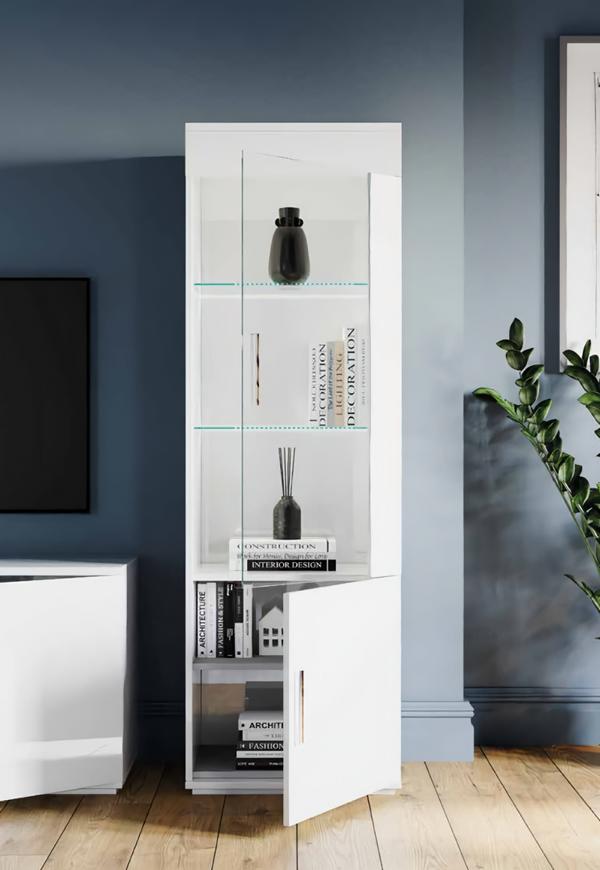 Vitrine Esszimmer Anrichte Holz Möbel Wohnzimmer Anrichte Glas Schrank Neu