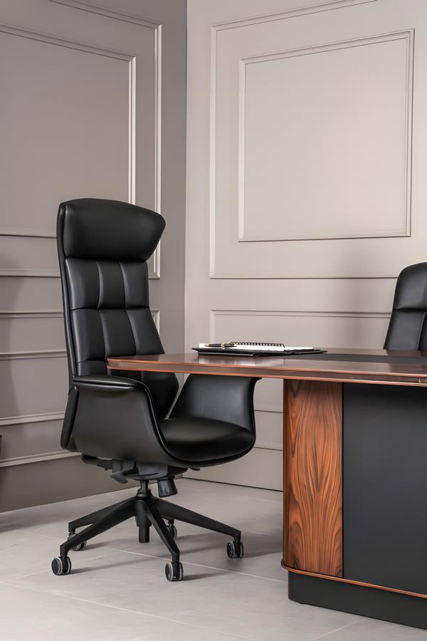 Sessel Leder Polster Drehbar Computer Stühle Möbel Büro Stuhl Chefsessel Neu
