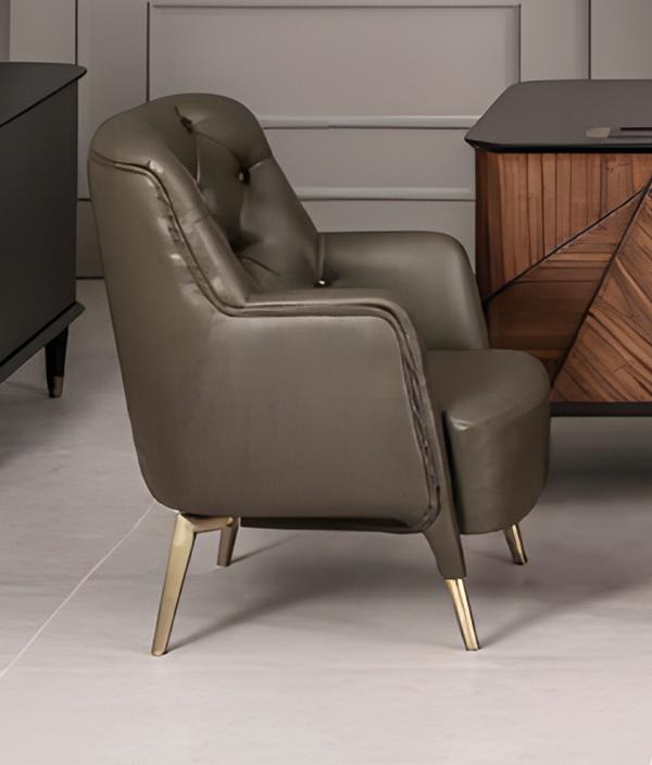 Chesterfield Leder Sessel Polster Stuhl Luxus Möbel Sofa Couch Büro Stühle Neu