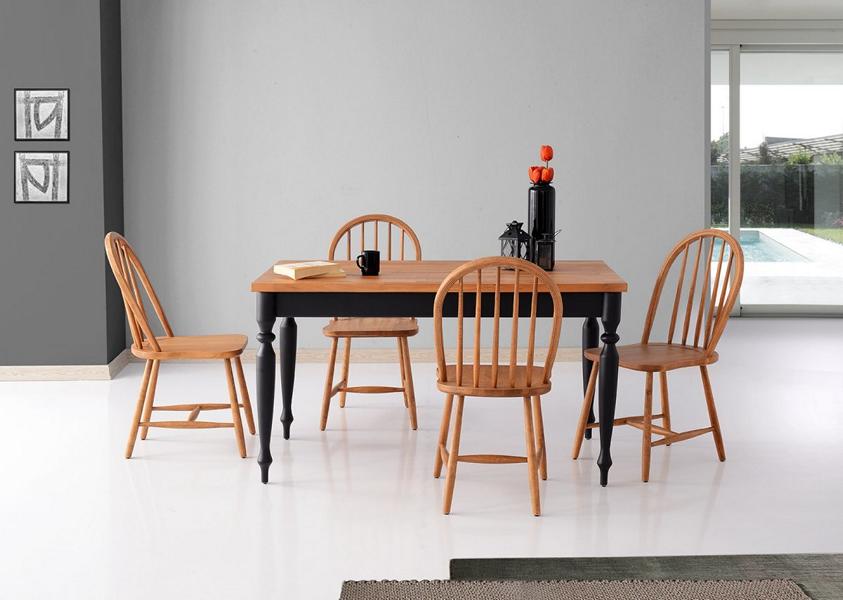 Komplette Esszimmer Tisch Essecke Esstisch Stühle 5tlg Braun Holztisch