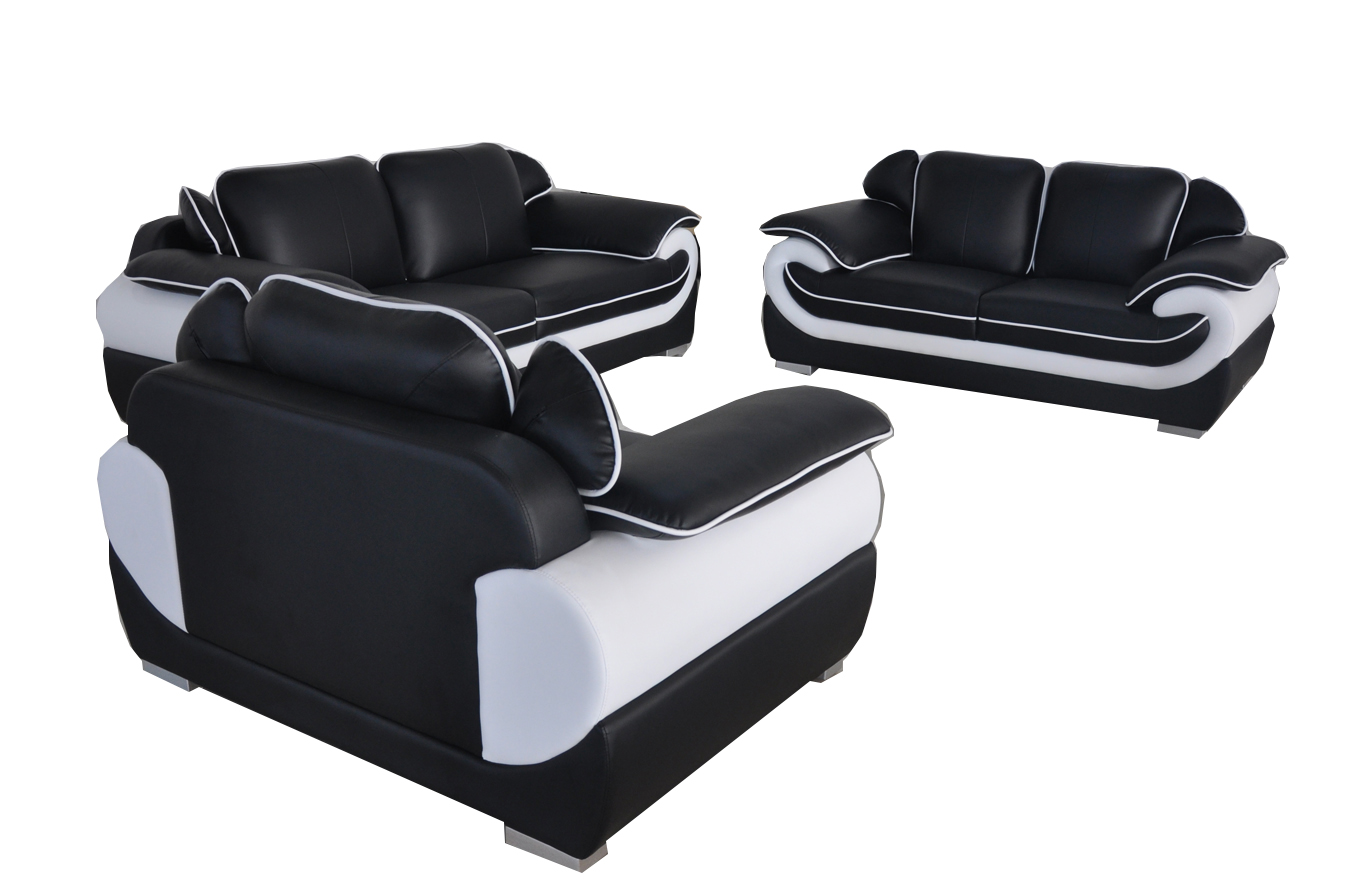 Wohn Couch Leder Sofa Polster Garnitur Eck Sofas Sitz Garnituren Neu Landschaft
