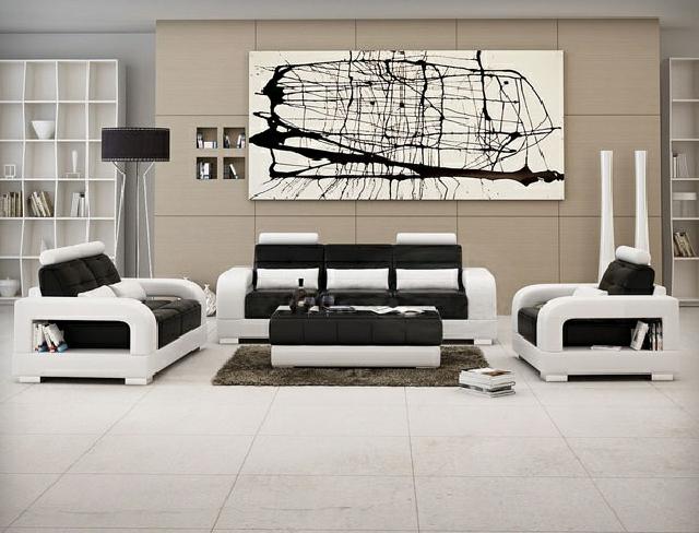 Polster Couch Sofa Polstergarnitur Neu H2209 Designer Garnitur Sofagarnitur+USB