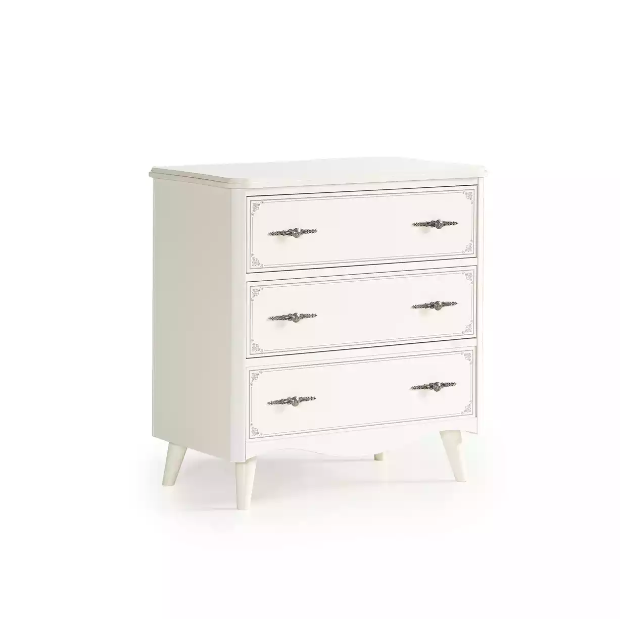 Kommode Schrank Holz Kommoden Schlafzimmer Modern Weiß Design Luxus