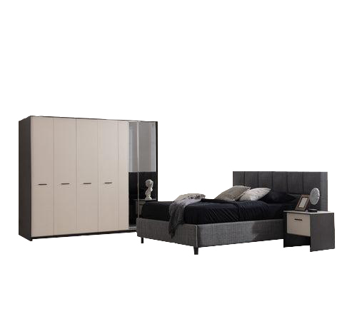 Schlafzimmer Komplettset Luxuriöse Schlafzimmereinrichtung 4tlg. Set