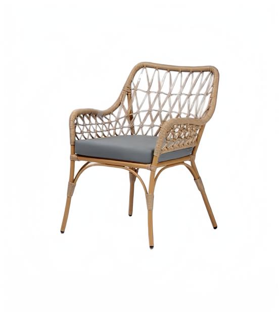 Luxuriöse Hochwertig Moderne Gartenmöbel Rattan Luxus Farbe Braun Sessel