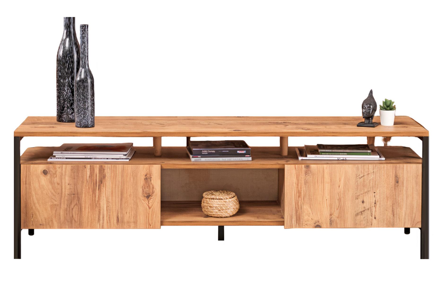 Medienkonsole Lowboard TV Tisch Mediencenter Konsole Entertainment rtv Sideboard