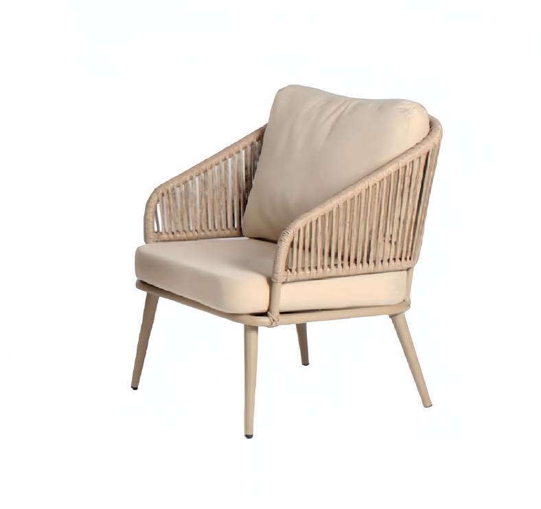 Sessel Design Terrasse Couch Sofa Sitzer Rattanb Polster Luxus Sitz Relax