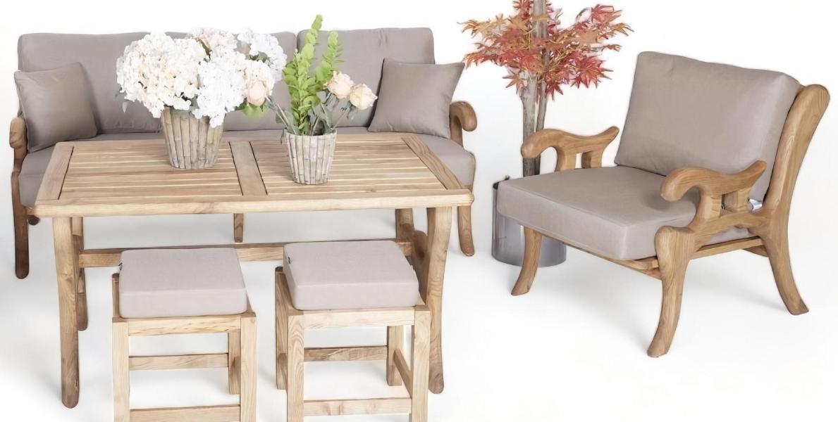 Gartenmöbel Sofagarnitur Esstisch Sessel Terrasse Sitzgruppen Sofa 3 Sitzer