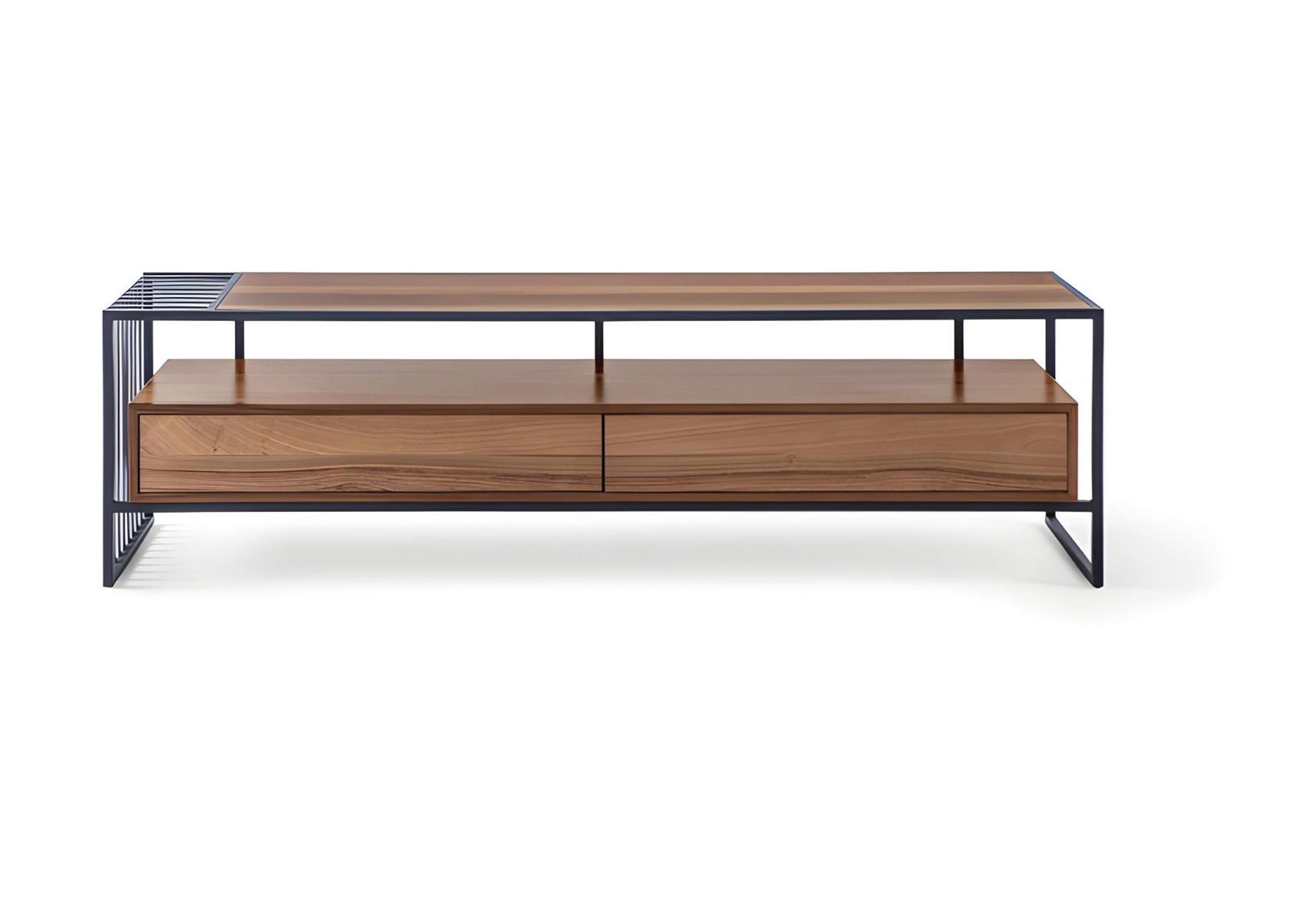 Medienständer TV-Rack Fernsehtisch Medienmöbel Fernsehständer Multimedia
