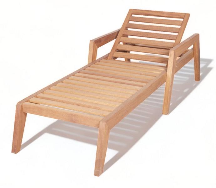 Stilvoller Liegestuhl Holzliegestuhl Relaxliegestuhl Chaiselongue