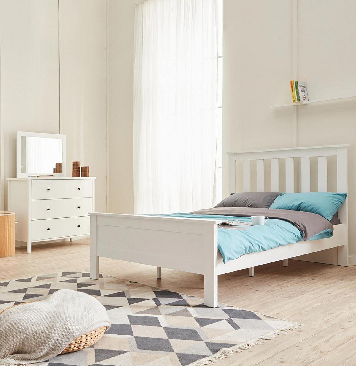 Komplette Schlafzimmer Luxus Elternschlafzimmer Suite Schrank Bett Kommode 3tlg
