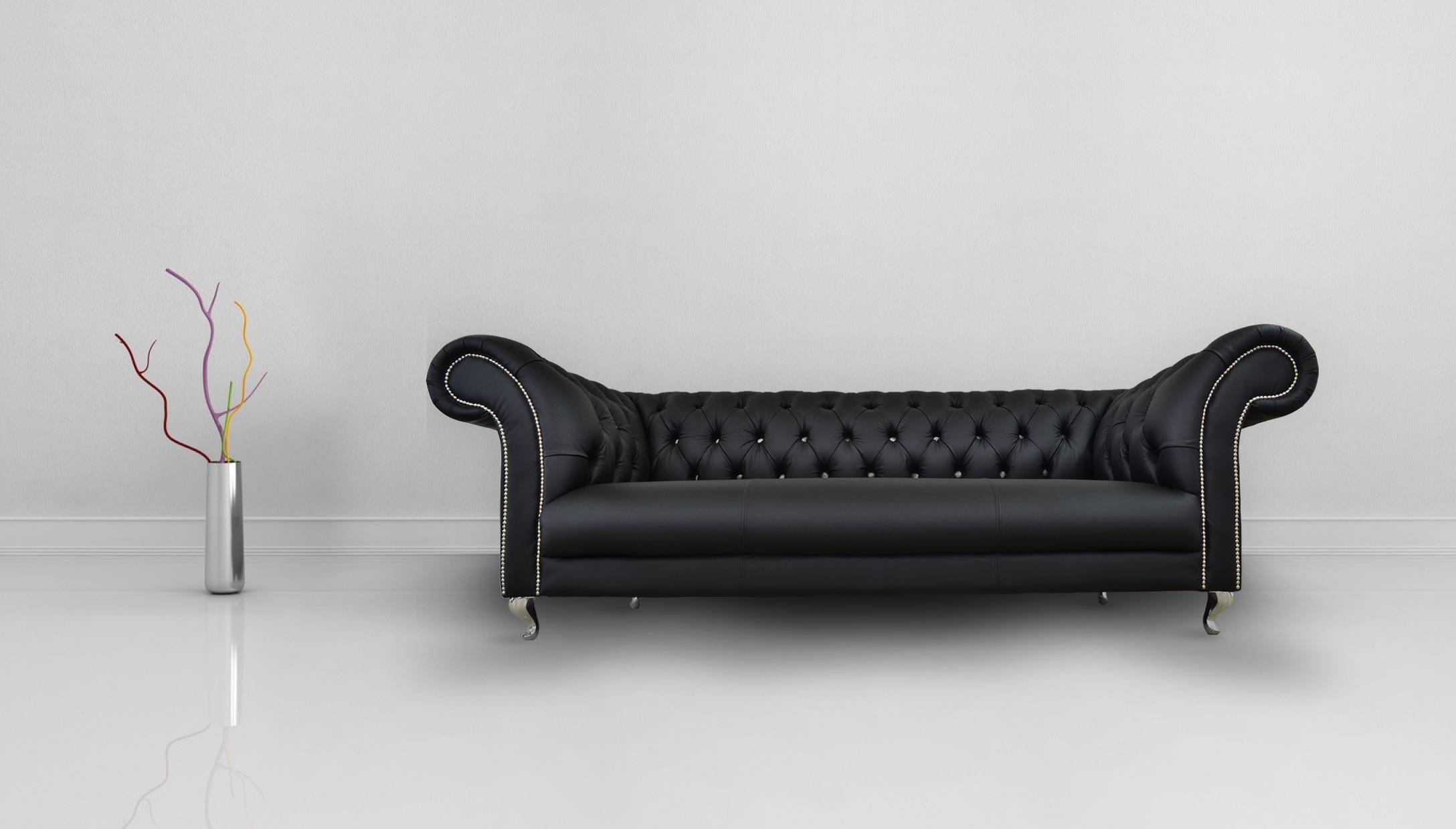 Chesterfield Sofa Polster Designer Couchen Sofas Garnitur Textil Stoff Textil 22