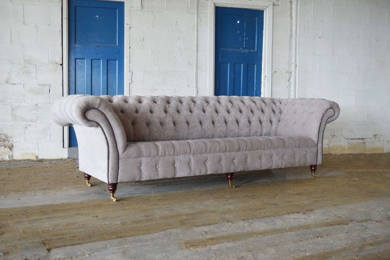 Chesterfield Sofa 4 SITZER XXL Polster Designer Couchen Sofas Garnitur 2016-054