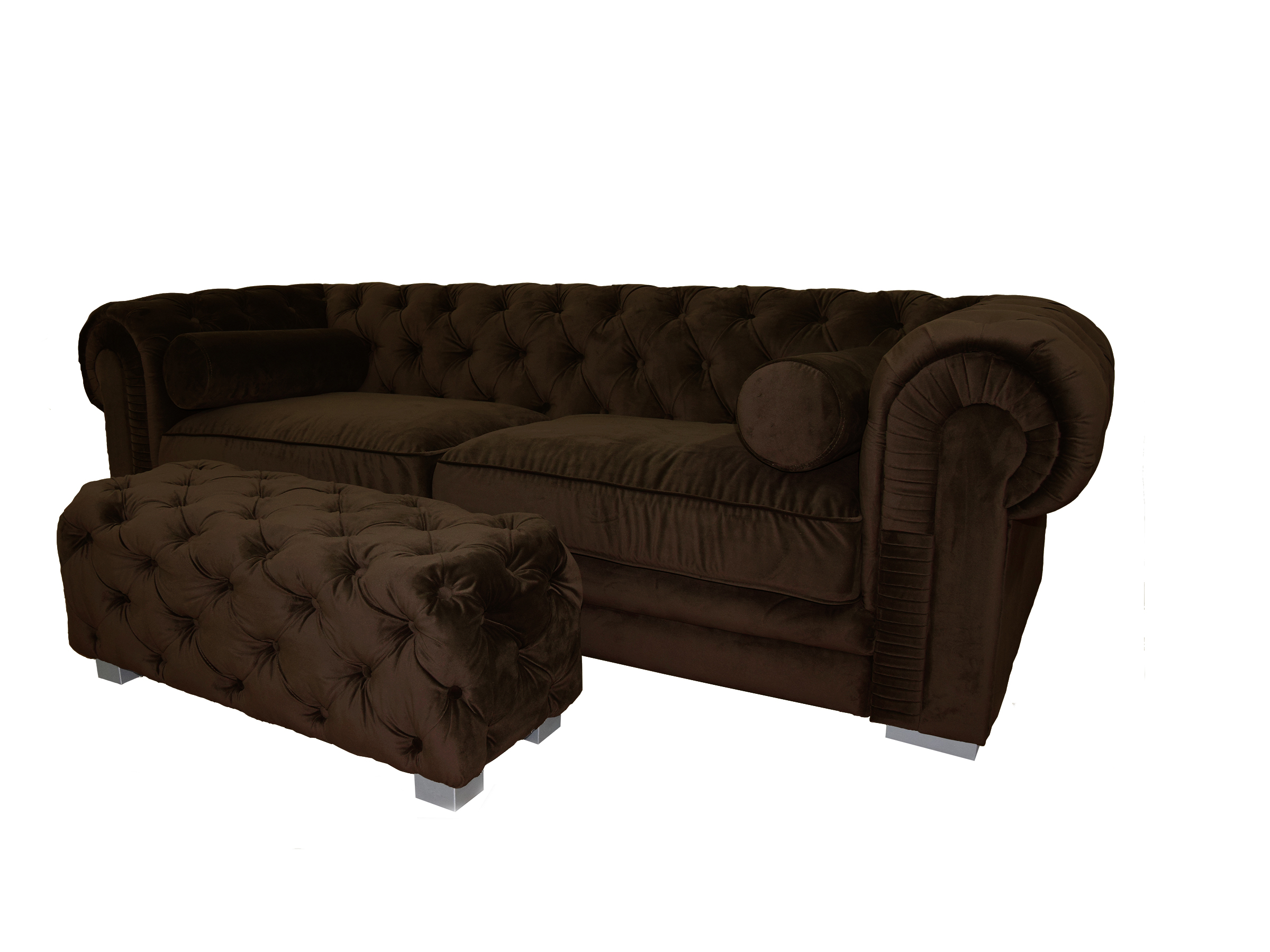 Chesterfield Sofa Polster Designer Couchen Sofas Garnitur Couch SLIII Sofa №35