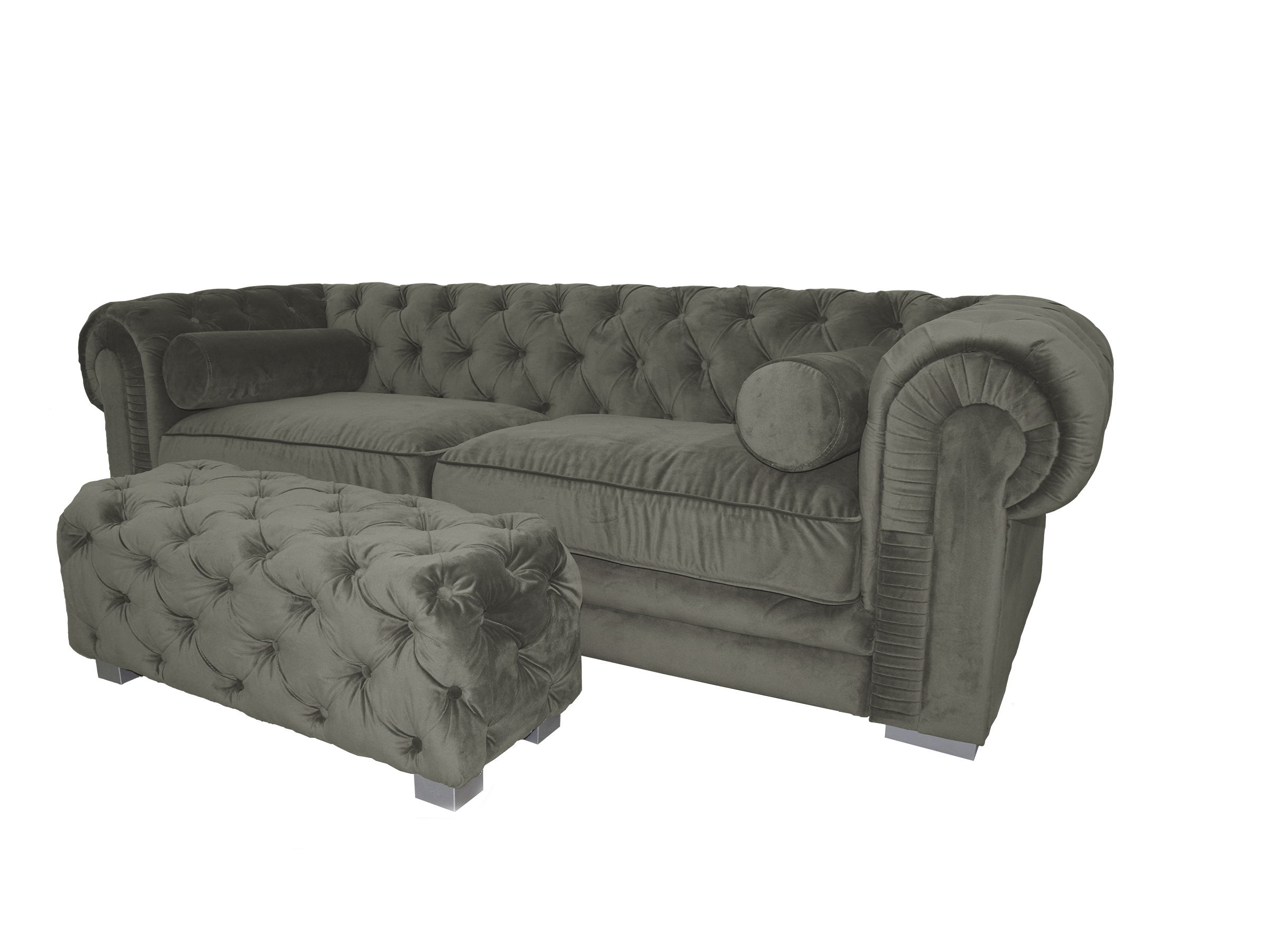 Chesterfield Sofa Polster Designer Couchen Sofas Garnitur Couch SLIII Sofa №59