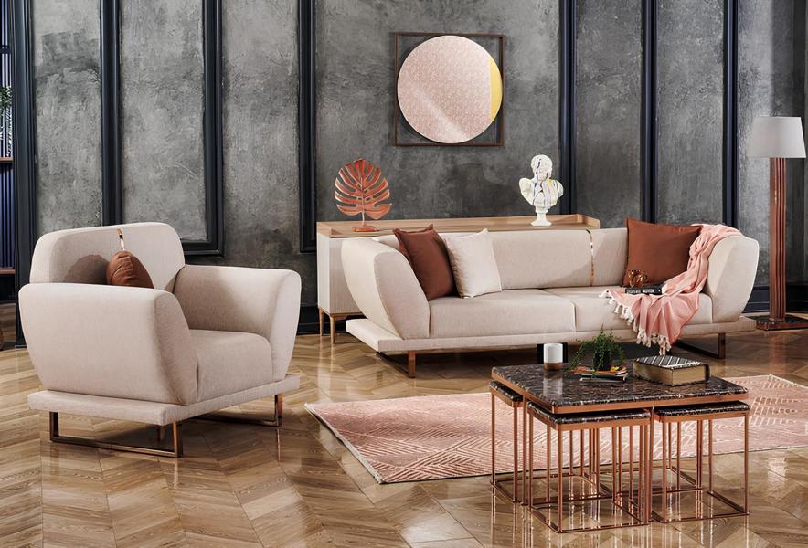 Sofa 3-Sitzer Wohnzimmersofa Polstersofa Relaxsofa Sessel Design-Sofa Sitzmöbel