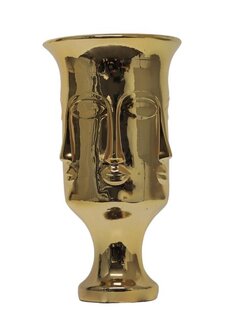 Design Vase Vasen Figur Statue Skulptur Vergolden Skulpturen Dekoration Neu